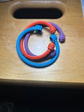 Set of 3 Twisted Cable Cuff Bracelet